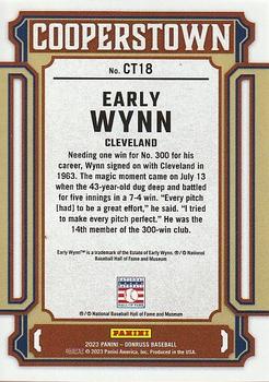 2023 Donruss - Cooperstown #CT18 Early Wynn Back