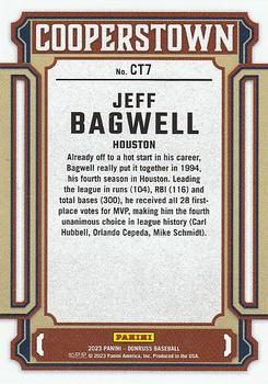 2023 Donruss - Cooperstown Pink Fireworks #CT7 Jeff Bagwell Back