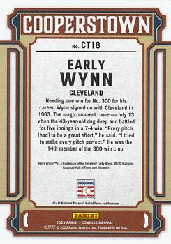 2023 Donruss - Cooperstown Pink Fireworks #CT18 Early Wynn Back
