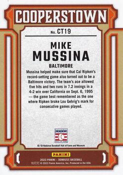 2023 Donruss - Cooperstown Pink Fireworks #CT19 Mike Mussina Back
