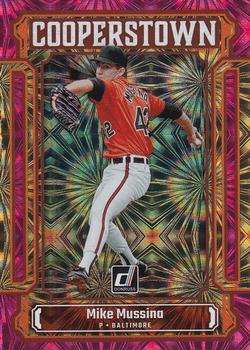 2023 Donruss - Cooperstown Pink Fireworks #CT19 Mike Mussina Front