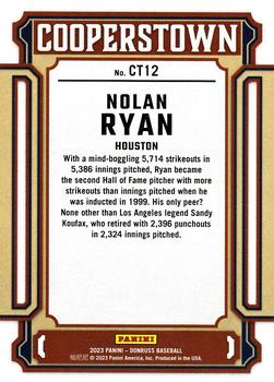 2023 Donruss - Cooperstown Rapture #CT12 Nolan Ryan Back