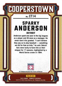 2023 Donruss - Cooperstown Rapture #CT14 Sparky Anderson Back
