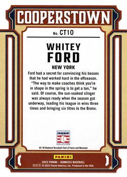 2023 Donruss - Cooperstown Vector #CT10 Whitey Ford Back