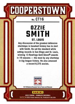 2023 Donruss - Cooperstown Vector #CT16 Ozzie Smith Back