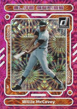 2023 Donruss - Elite Series Pink Fireworks #E6 Willie McCovey Front