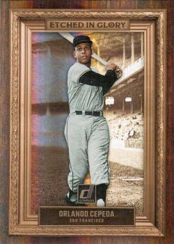 2023 Donruss - Etched in Glory #EG8 Orlando Cepeda Front