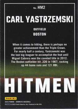 2023 Donruss - Hitmen #HM2 Carl Yastrzemski Back