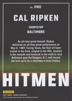 2023 Donruss - Hitmen #HM6 Cal Ripken Back