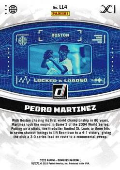 2023 Donruss - Locked & Loaded #LL4 Pedro Martinez Back