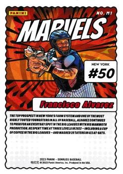 2023 Donruss - Marvels #M1 Francisco Alvarez Back