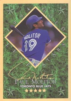 1994 Leaf - Gold Leaf Stars #10 Paul Molitor Front