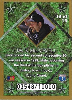 1994 Leaf - Gold Leaf Stars #15 Jack McDowell Back