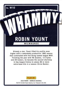 2023 Donruss - Whammy #W10 Robin Yount Back