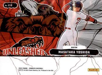 2023 Donruss - Unleashed #U18 Masataka Yoshida Back