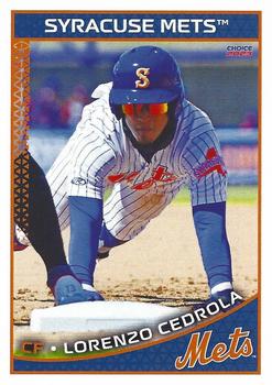 2023 Choice Syracuse Mets #06 Lorenzo Cedrola Front