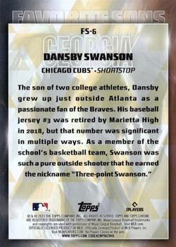  2023 Topps Favorite Sons #FS-6 Dansby Swanson Chicago