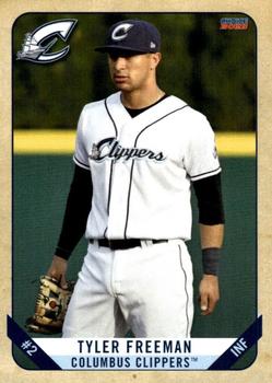 2023 Choice Columbus Clippers #11 Tyler Freeman Front