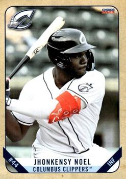 2023 Choice Columbus Clippers #18 Jhonkensy Noel Front