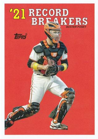2023 Topps - 1988 Topps Record Breakers Oversized Box Toppers #RB-19 Buster Posey Front
