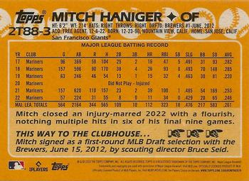 2023 Topps - 1988 Topps Baseball 35th Anniversary (Series Two) #2T88-3 Mitch Haniger Back
