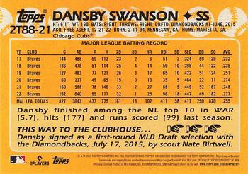 2023 Topps - 1988 Topps Baseball 35th Anniversary (Series Two) #2T88-21 Dansby Swanson Back