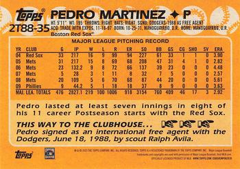 2023 Topps - 1988 Topps Baseball 35th Anniversary (Series Two) #2T88-35 Pedro Martinez Back