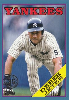 2023 Topps - 1988 Topps Baseball 35th Anniversary Blue (Series Two) #2T88-30 Derek Jeter Front