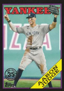 2023 Topps - 1988 Topps Baseball 35th Anniversary Black (Series Two) #2T88-42 Aaron Judge Front