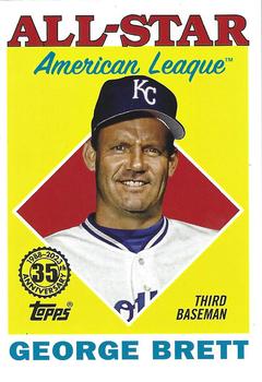 2023 Topps - 1988 Topps Baseball 35th Anniversary All-Stars #88AS-19 George Brett Front