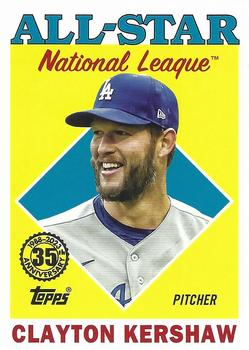 2023 Topps - 1988 Topps Baseball 35th Anniversary All-Stars #88AS-23 Clayton Kershaw Front