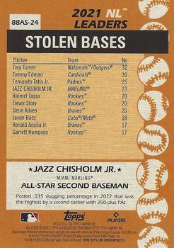 2023 Topps - 1988 Topps Baseball 35th Anniversary All-Stars #88AS-24 Jazz Chisholm Jr. Back