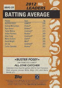 2023 Topps - 1988 Topps Baseball 35th Anniversary All-Stars #88AS-39 Buster Posey Back