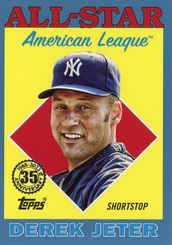 2023 Topps - 1988 Topps Baseball 35th Anniversary All-Stars Blue #88AS-28 Derek Jeter Front