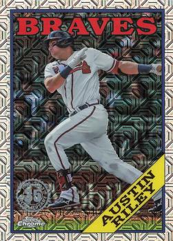 2023 Topps - 1988 Topps Baseball 35th Anniversary Chrome Silver Pack (Series Two) #2T88C-11 Austin Riley Front