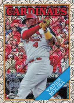 2023 Topps - 1988 Topps Baseball 35th Anniversary Chrome Silver Pack (Series Two) #2T88C-21 Yadier Molina Front