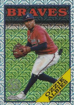 2023 Topps - 1988 Topps Baseball 35th Anniversary Chrome Silver Pack (Series Two) #2T88C-33 Ozzie Albies Front