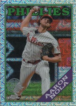 2023 Topps - 1988 Topps Baseball 35th Anniversary Chrome Silver Pack (Series Two) #2T88C-60 Aaron Nola Front