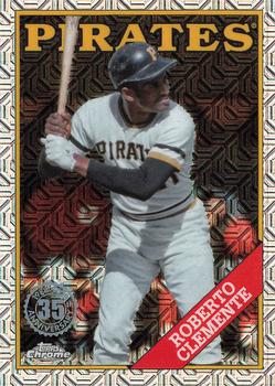 2023 Topps - 1988 Topps Baseball 35th Anniversary Chrome Silver Pack (Series Two) #2T88C-97 Roberto Clemente Front