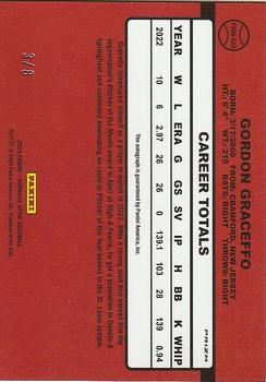 2023 Donruss - Optic Retro 1990 Signatures Red Velocity #1990-GG Gordon Graceffo Back