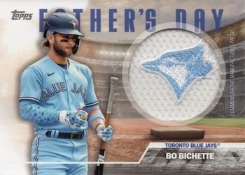 2023 Topps - Father's Day Commemorative Team Patches #FD-BB Bo Bichette Front