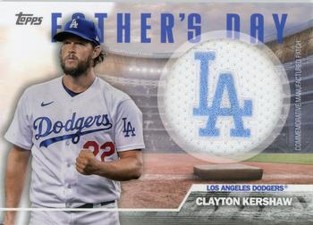 2023 Topps - Father's Day Commemorative Team Patches #FD-CK Clayton Kershaw Front