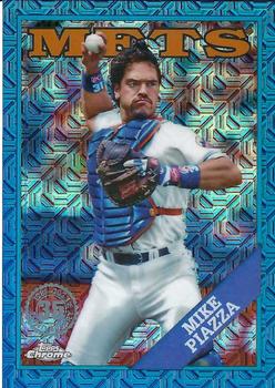 2023 Topps - 1988 Topps Baseball 35th Anniversary Chrome Silver Pack Blue (Series Two) #2T88C-58 Mike Piazza Front