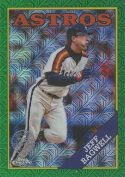 2023 Topps - 1988 Topps Baseball 35th Anniversary Chrome Silver Pack Green (Series Two) #2T88C-7 Jeff Bagwell Front