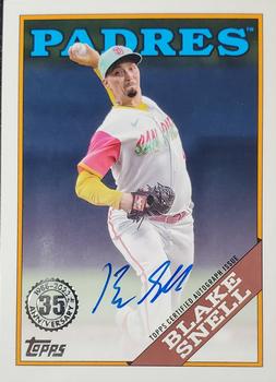 2023 Topps - 1988 Topps Baseball 35th Anniversary Autographs (Series Two) #88BA-BSN Blake Snell Front