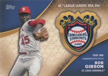 2023 Topps - Crowning Achievements Commemorative Patch #CA-BG Bob Gibson Front