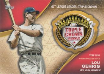 2023 Topps - Crowning Achievements Commemorative Patch #CA-LG Lou Gehrig Front