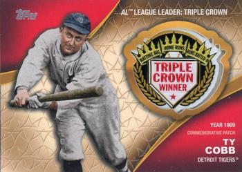 2023 Topps - Crowning Achievements Commemorative Patch #CA-TC Ty Cobb Front