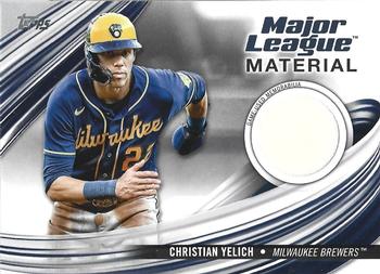 2023 Topps - Major League Material Relics (Series Two) #MLM-CY Christian Yelich Front