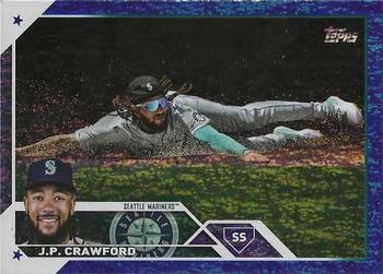2023 Topps - Blue Foilboard #380 J.P. Crawford Front